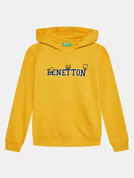 Толстовка обычного кроя United Colors Of Benetton, желтый