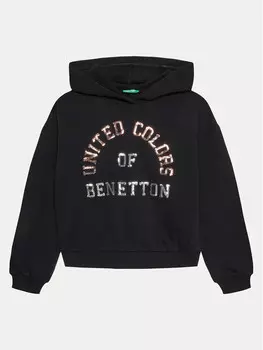Толстовка обычного кроя United Colors Of Benetton, черный