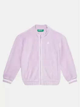 Толстовка обычного кроя United Colors Of Benetton, фиолетовый