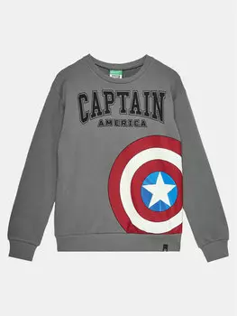 Толстовка обычного кроя United Colors Of Benetton, серый