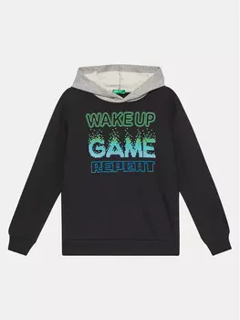 Толстовка обычного кроя United Colors Of Benetton, черный