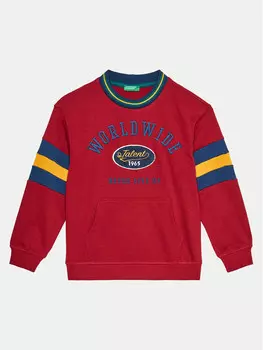 Толстовка обычного кроя United Colors Of Benetton, красный