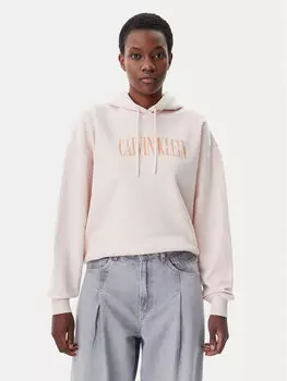 Толстовка обычного кроя Varsity J20J225579 Calvin Klein Jeans, розовый