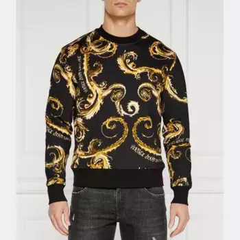 Толстовка обычного кроя Versace, черный