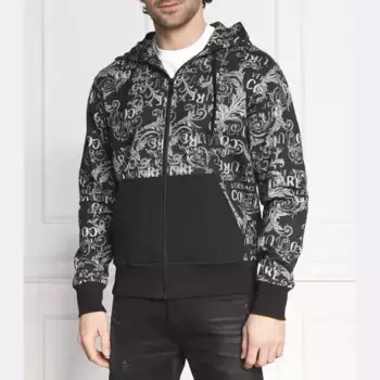 Толстовка обычного кроя Versace, черный