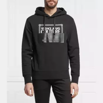 Толстовка обычного кроя Versace, черный