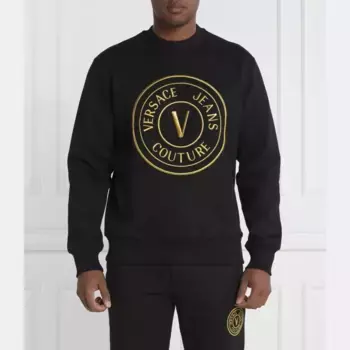Толстовка обычного кроя Versace, черный