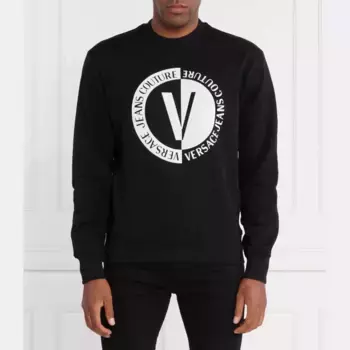 Толстовка обычного кроя Versace, черный