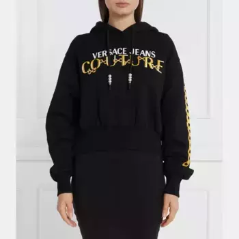 Толстовка обычного кроя Versace, черный