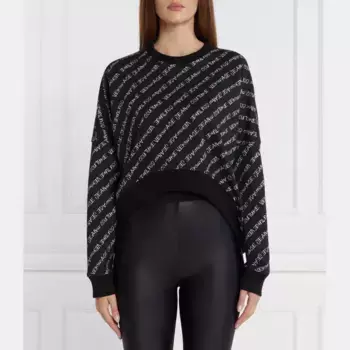 Толстовка обычного кроя Versace, черный