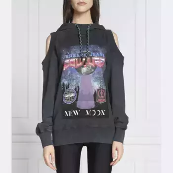 Толстовка обычного кроя Versace, черный