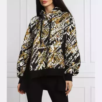 Толстовка обычного кроя Versace, черный