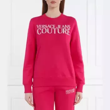 Толстовка обычного кроя Versace, фуксия