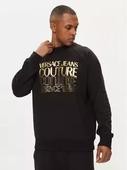 Толстовка обычного кроя Versace Jeans Couture, черный