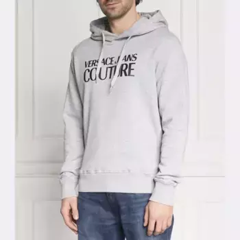 Толстовка обычного кроя Versace, серый