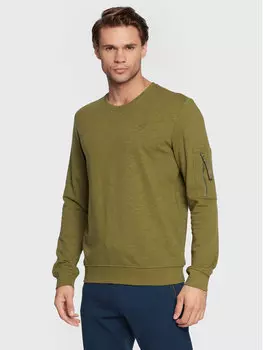 Толстовка обычного кроя Volcano, зеленый