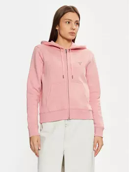 Толстовка обычного кроя W4YQ03 KC811 Guess Jeans, розовый