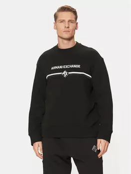 Толстовка обычного кроя XM000226 AF12656 UB001 Armani Exchange, черный
