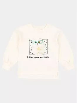 Толстовка обычного кроя Zippy, экрю