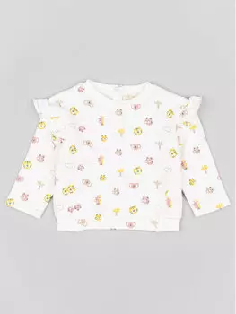 Толстовка обычного кроя Zippy, белый