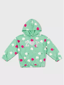 Толстовка обычного кроя Zippy, зеленый