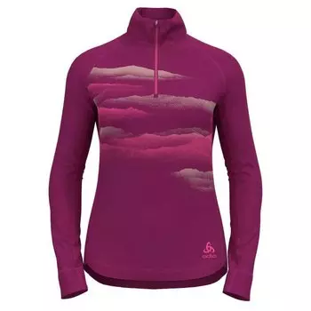 Толстовка Odlo Berra Graphic, фиолетовый