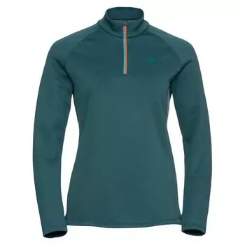 Толстовка Odlo Besso 1/2 Zip, зеленый