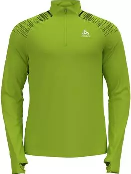 Толстовка Odlo, цвет giftgrn