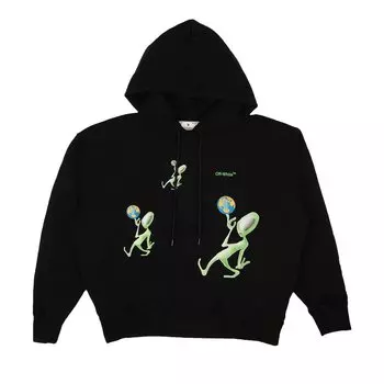 Толстовка Off-White Alien Arrow Skate, черная