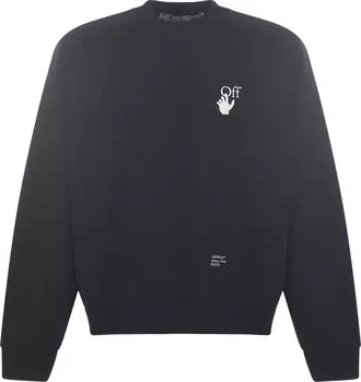 Толстовка Off-White Caravaggio Arrows Sweatshirt 'Black', черный