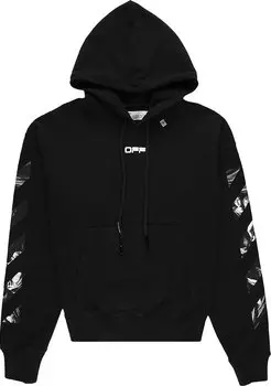 Толстовка Off-White Caravaggio Square Over Sweatshirt 'Black', черный