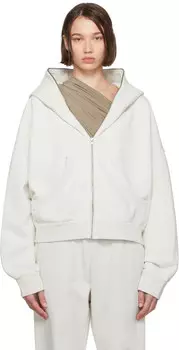 Толстовка Off-White Eternal Zip Entire Studios, Rice