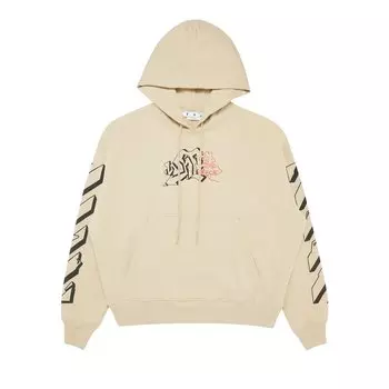 Толстовка Off-White Graffiti Outline Skate Dark Sand