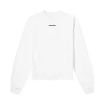 Толстовка Off-White Marker Over Crewneck 'White/Blue', белый