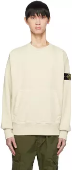 Толстовка Off-White, окрашенная в готовой одежде Stone Island
