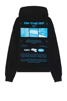Толстовка OFF-WHITE On The Go Moon Skate, черный