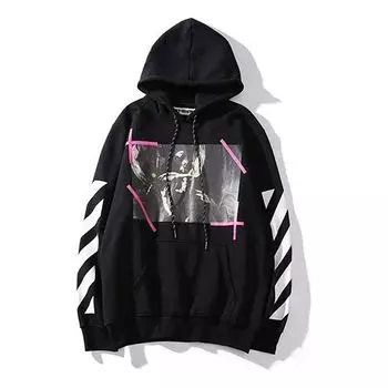 Толстовка OFF-WHITE Religious Painting Men Black/Pink, черный