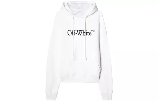 Толстовка Off-White с капюшоном, белый