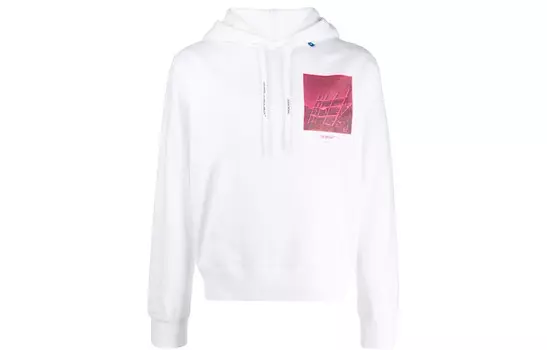 Толстовка Off-White с капюшоном, белый