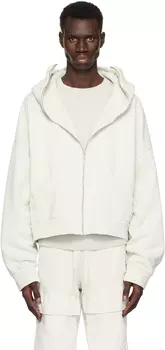 Толстовка Off-White с капюшоном на молнии Entire Studios, Rice