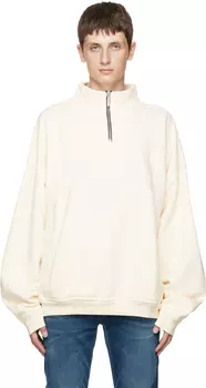 Толстовка Off-White с молнией на четверть Rhude