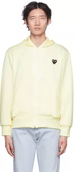 Толстовка Off-White с сердцем Comme des Garons Play