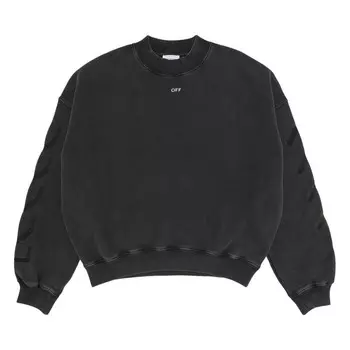 Толстовка Off-White Saint Matthew Over Crewneck, цвет Black/Grey