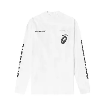 Толстовка Off-White Splitted Arrows Over Crewneck 'White / Black', белый