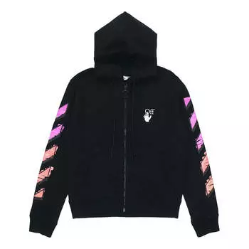 Толстовка OFF-WHITE SS21 Gradient Zipper Classic Jacket Ordinary Version Black, черный