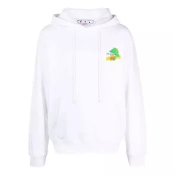 Толстовка OFF-WHITE SS23 Brush Arrow Fleece, белый