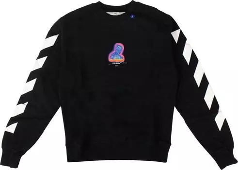 Толстовка Off-White Thermo Men Sweatshirt 'Black', черный