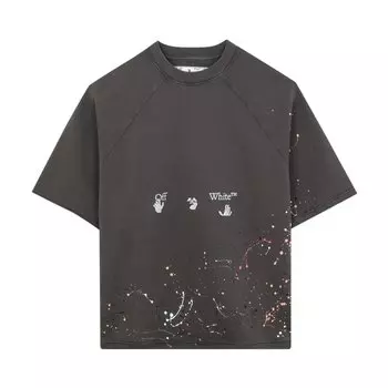 Толстовка Off-White Vintage Paint Crewneck 'Magnet White', белый