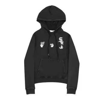 Толстовка Off-White x MLB Chicago White Sox Черный/Белый