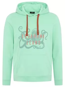 Толстовка Oklahoma Jeans aus Baumwollmix mit Motiv, синий
